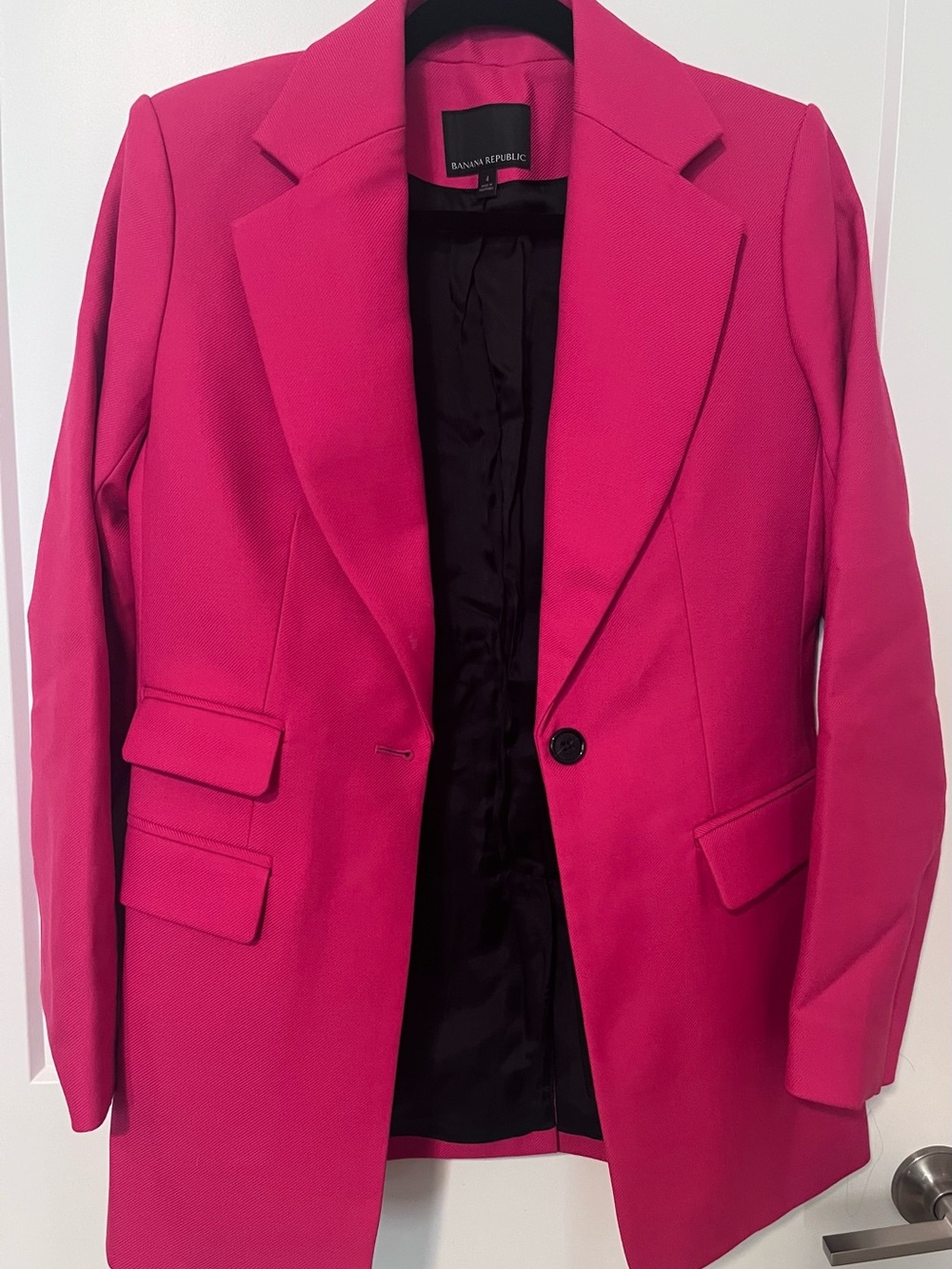 Banana Republic Women's Hot Pink Tailored Blazer